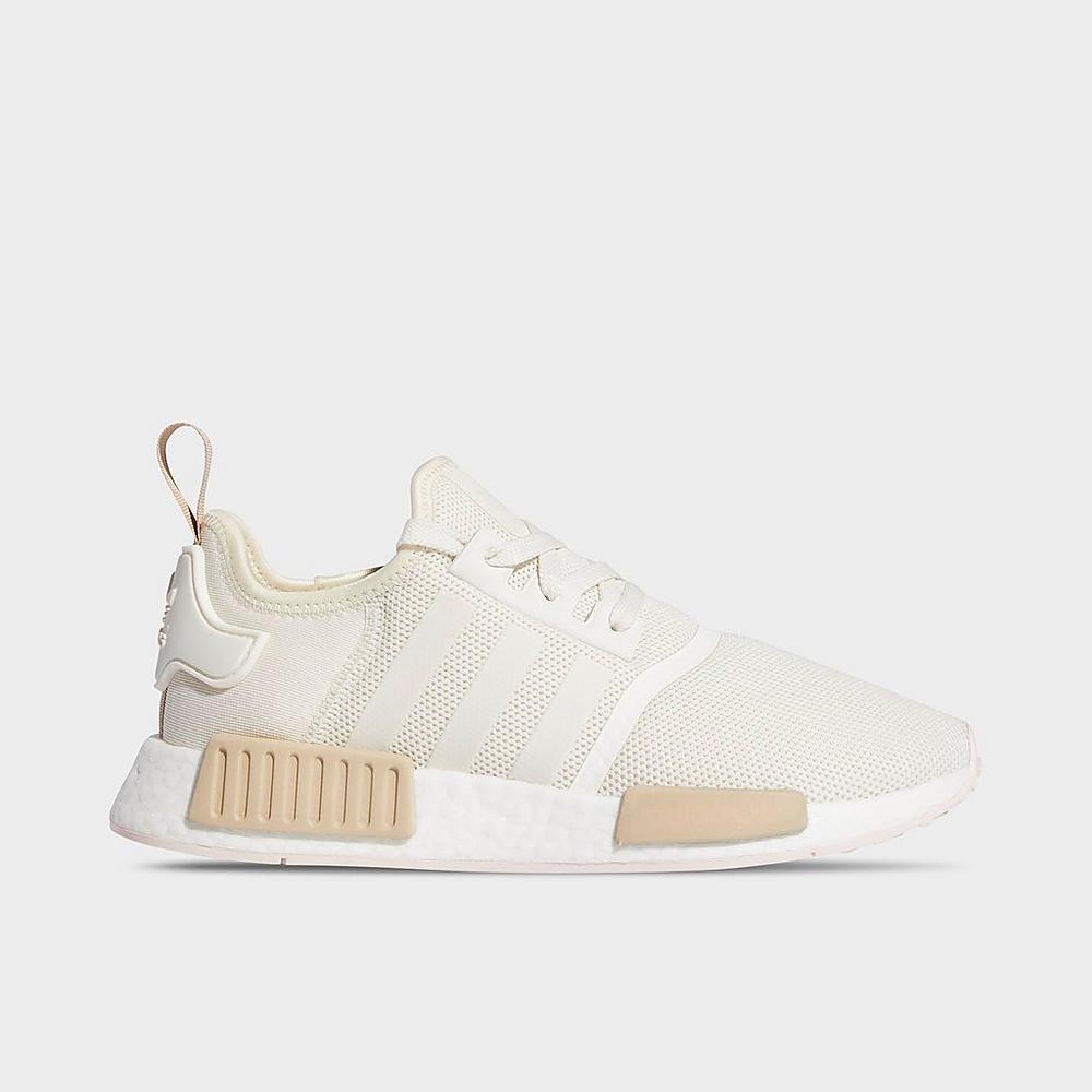 Adidas nmd-R1 women’s sneakers chalk white.